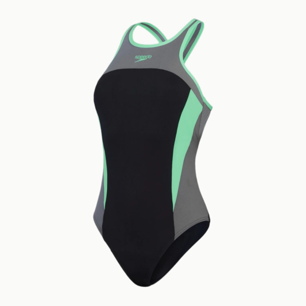 Купальник Speedo High Neck Splice Cross Back (Женский; 38 (50); Черный)